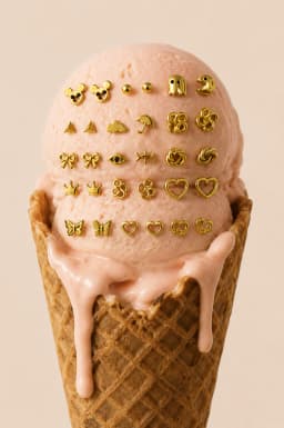 گوشواره میخی