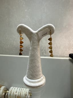 گوشواره طلای  اینه ای  کلیپسی