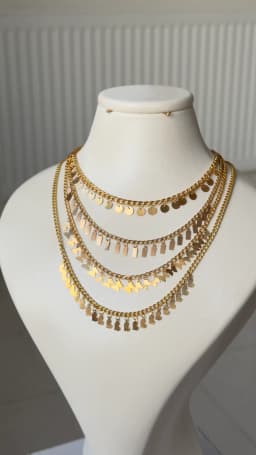 گردنبند کارتیه پولکی