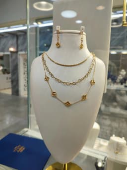 گردنی طلای ونکلیف 5پر