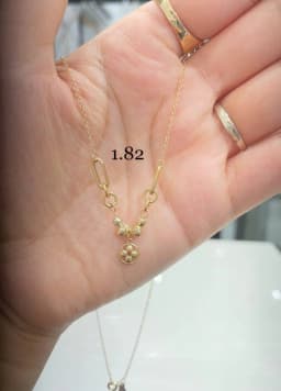 گردنی طلای مینیمال سبک